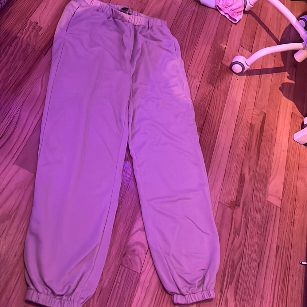 shein cream joggers